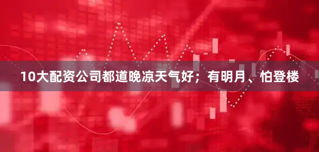 10大配资公司都道晚凉天气好；有明月、怕登楼